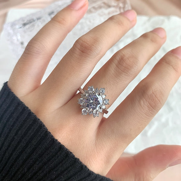 PURE 925 SILVER Fleur Ring