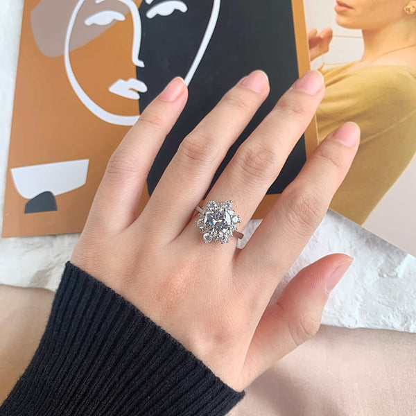 PURE 925 SILVER Fleur Ring