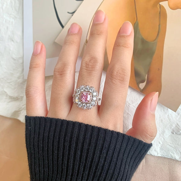 PURE 925 SILVER Peony Ring
