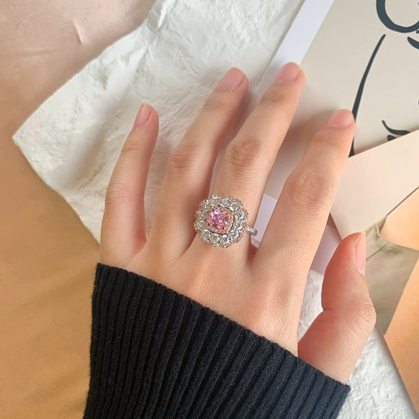 PURE 925 SILVER Peony Ring