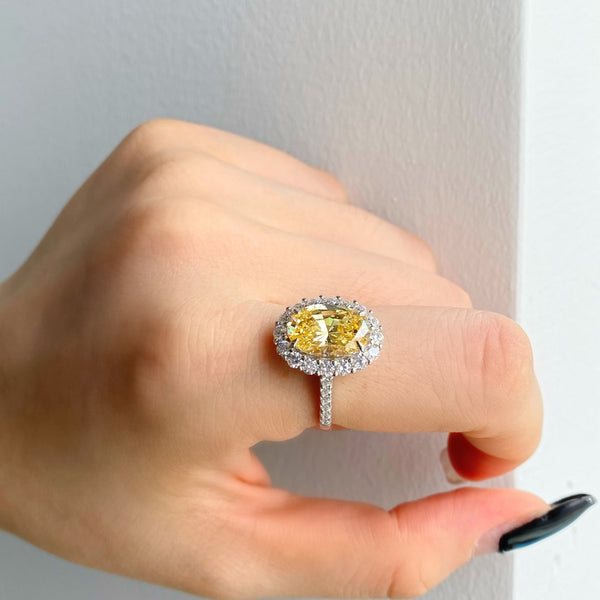 PURE 925 SILVER YELLOWTiffany Ring