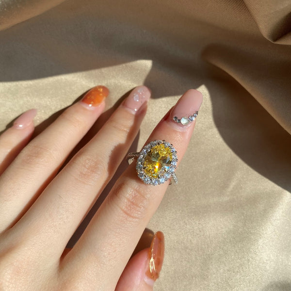 PURE 925 SILVER YELLOWTiffany Ring