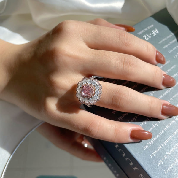 PURE 925 SILVER Peony Ring