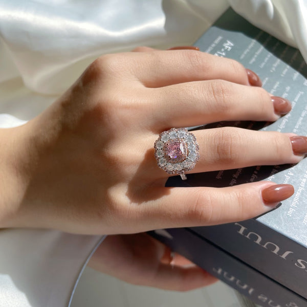 PURE 925 SILVER Peony Ring