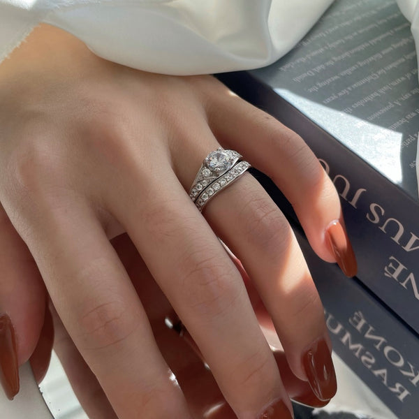 PURE 925 SILVER Audrey Ring Set