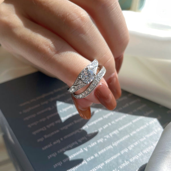 PURE 925 SILVER Audrey Ring Set