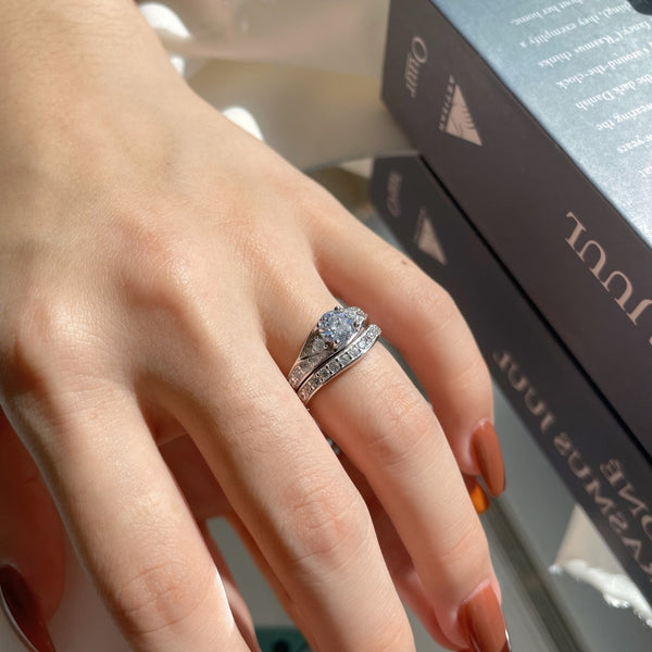 PURE 925 SILVER Audrey Ring Set