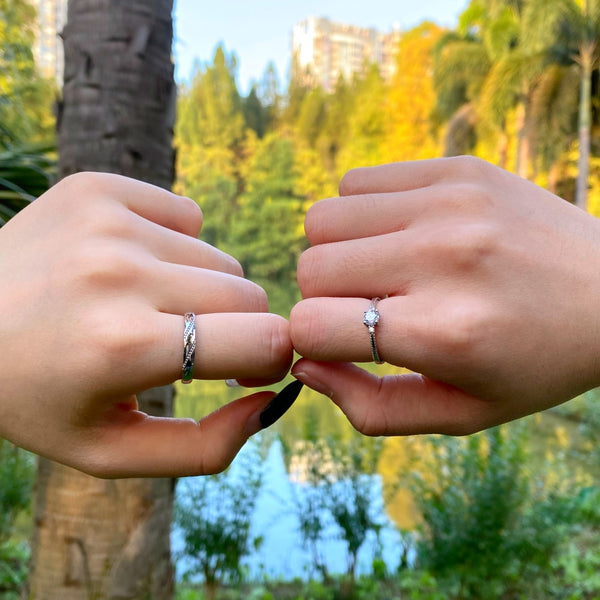 PURE 925 SILVER Ariel Ring