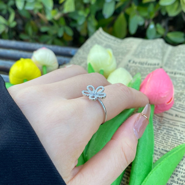 PURE 925 SILVER Poppy Ring