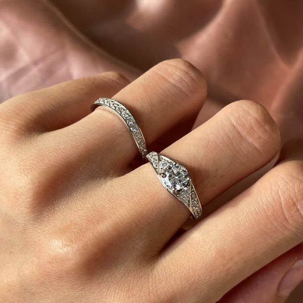 PURE 925 SILVER Audrey Ring Set