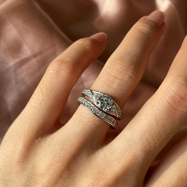 PURE 925 SILVER Audrey Ring Set