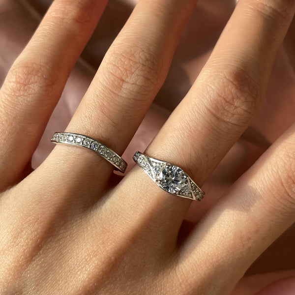 PURE 925 SILVER Audrey Ring Set