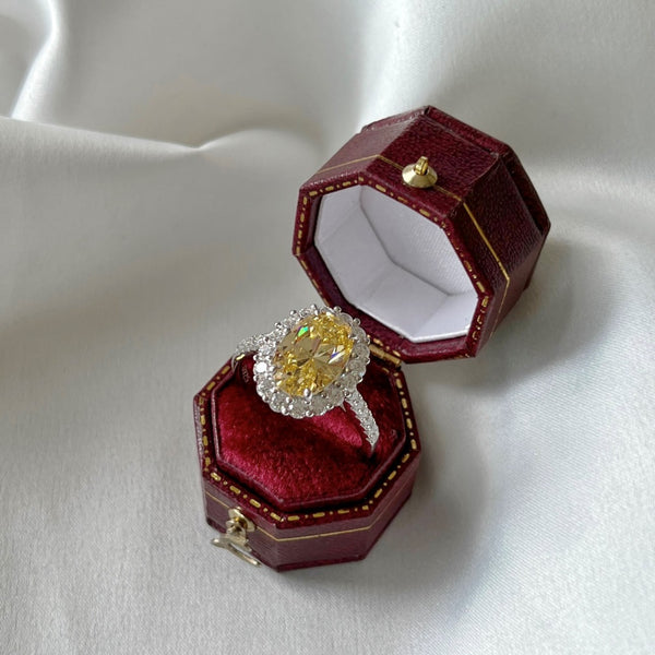 PURE 925 SILVER YELLOWTiffany Ring