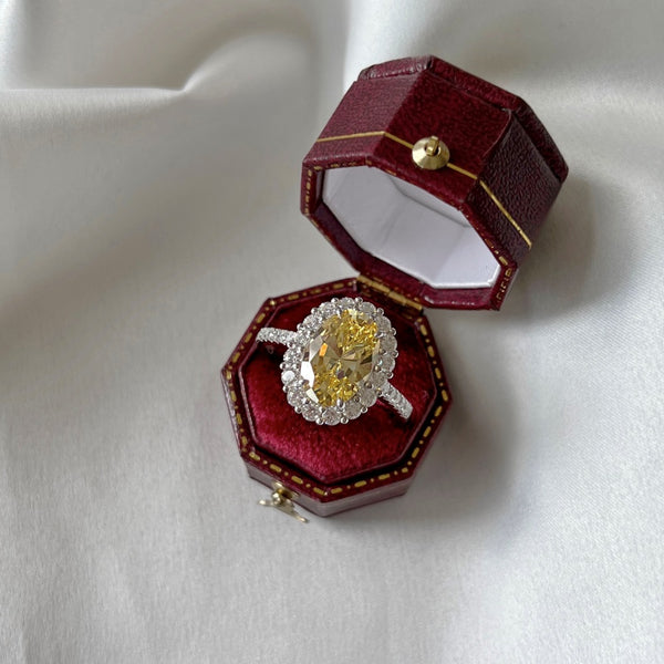 PURE 925 SILVER YELLOWTiffany Ring