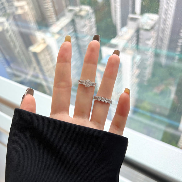 PURE 925 SILVER Kaitlyn Ring Set