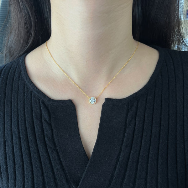 PURE 925 (Gold Plated)SILVER Gabrielle Necklace