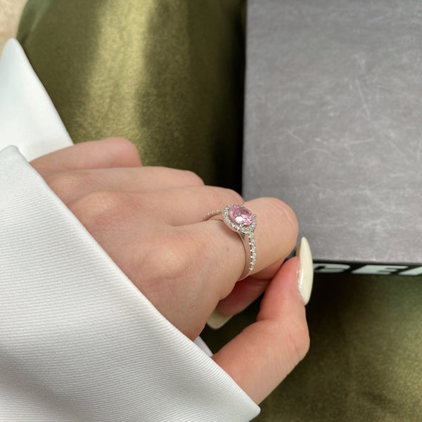 PURE 925 SILVER PINK Olivia Ring