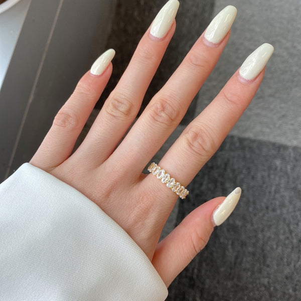 PURE 925 SILVER (Gold Plated)Samantha Ring