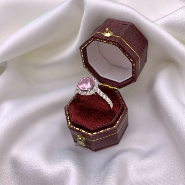 PURE 925 SILVER PINK Olivia Ring