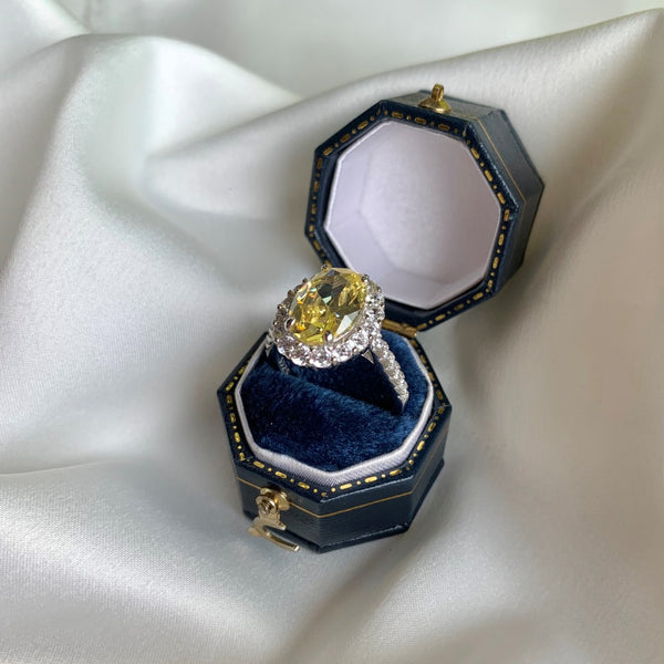 PURE 925 SILVER YELLOWTiffany Ring
