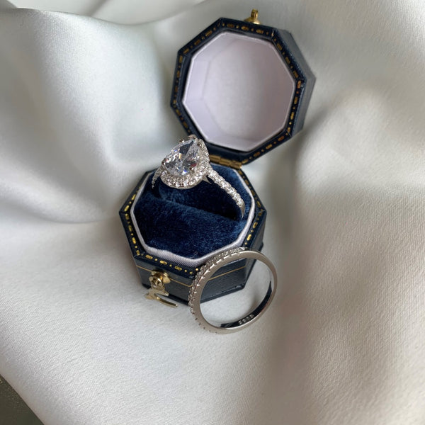 PURE 925 SILVER Mia Ring Set