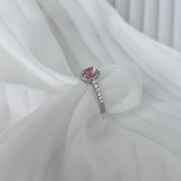 PURE 925 SILVER PINK Olivia Ring