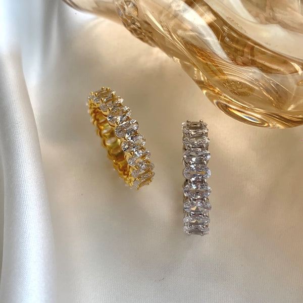PURE 925 SILVER (Gold Plated)Samantha Ring