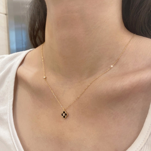 PURE 925 SILVER (Rose Gold Plated)Azalea Necklace
