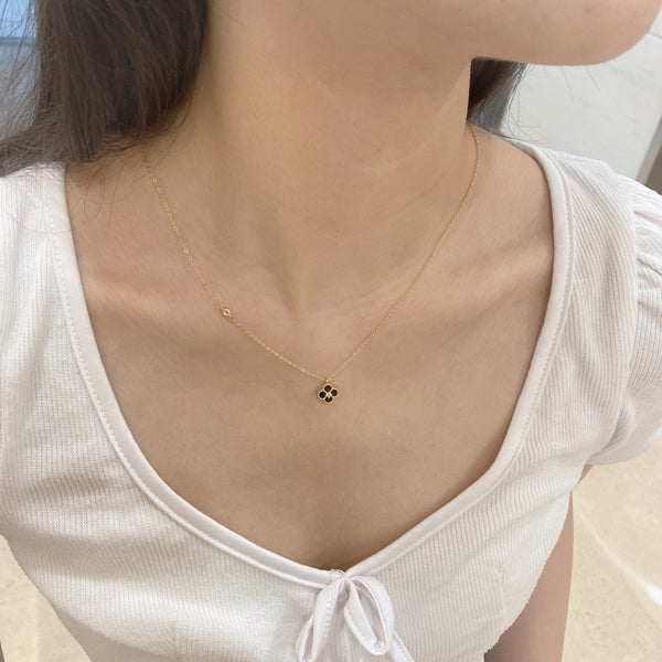 PURE 925 SILVER (Rose Gold Plated)Azalea Necklace
