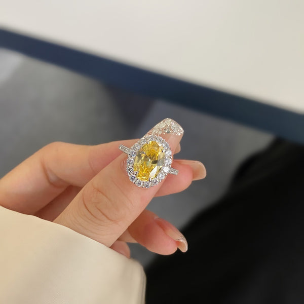 PURE 925 SILVER YELLOWTiffany Ring