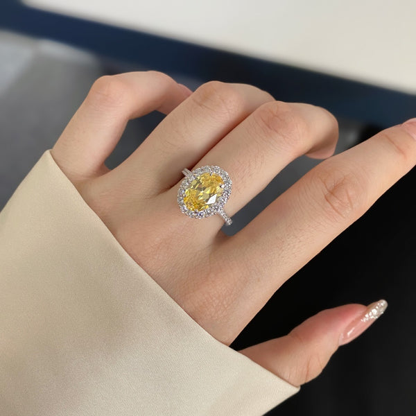 PURE 925 SILVER YELLOWTiffany Ring