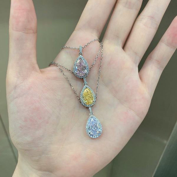 PURE 925 SILVER (YELLOW)Rebecca Necklace