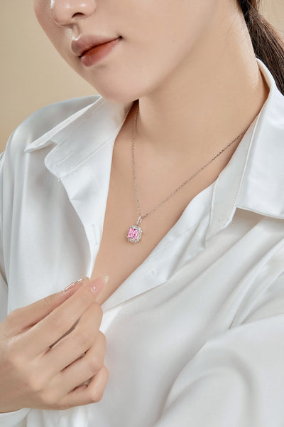 PURE 925 SILVER (PINK)Miranda Necklace