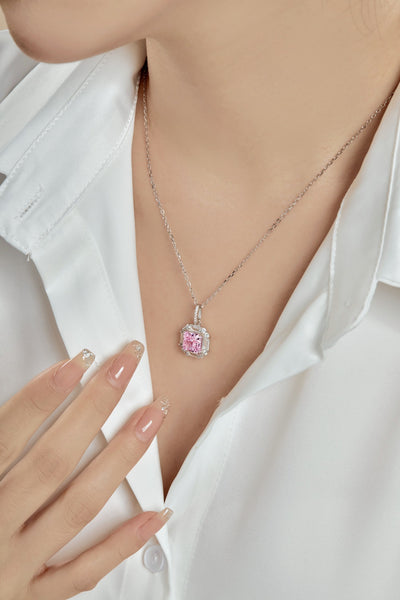 PURE 925 SILVER (PINK)Miranda Necklace