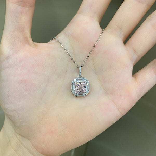 PURE 925 SILVER (PINK)Miranda Necklace