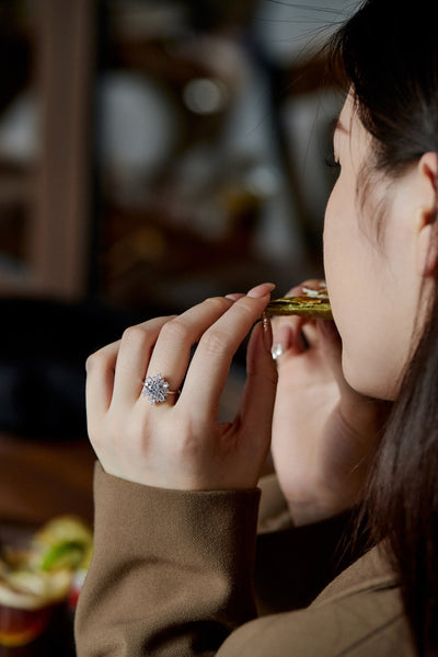 PURE 925 SILVER Fleur Ring