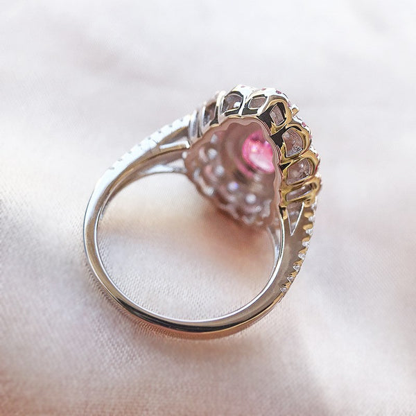 PURE 925 SILVER PINK Berenice Ring