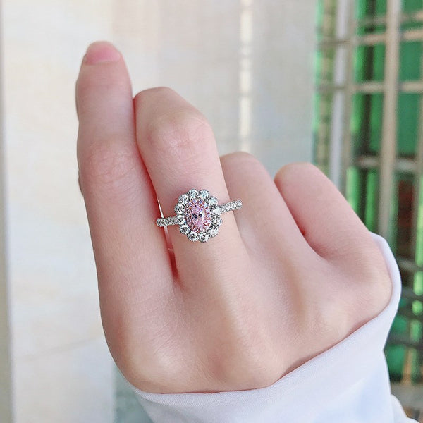 PURE 925 SILVER PINK Jamille Ring