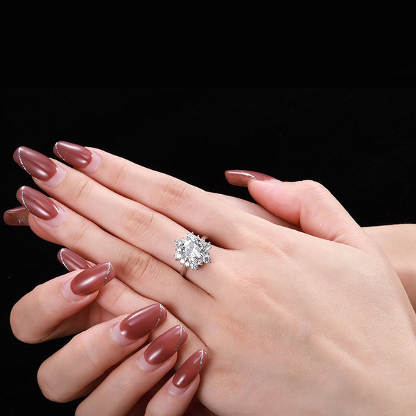 PURE 925 SILVER Fleur Ring