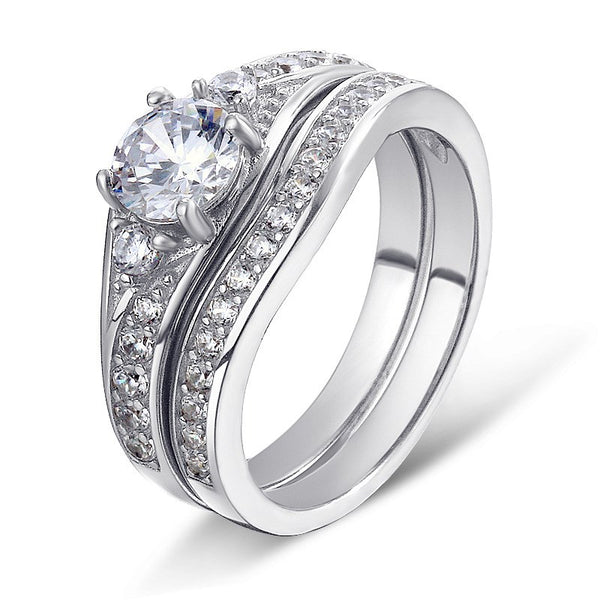 PURE 925 SILVER Audrey Ring Set