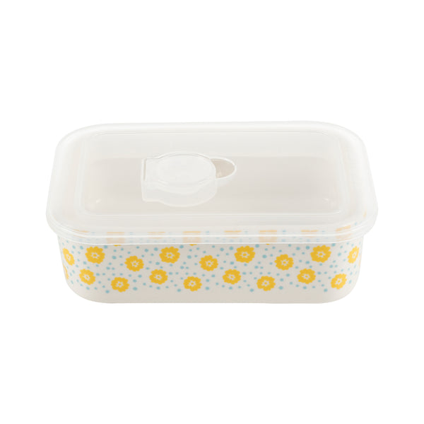 The Pioneer Woman Breezy Blossoms 6-Piece Decorated Stoneware Storage Set with Lids