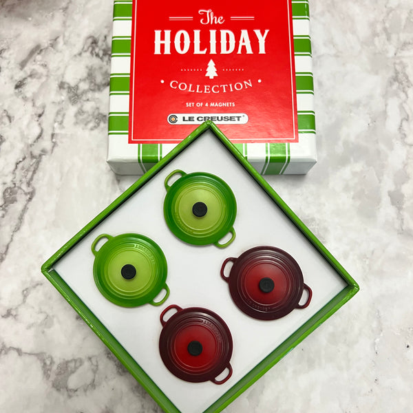 Le Creuset Round Dutch Oven Magnets, Set of 4 - HOLIDAY