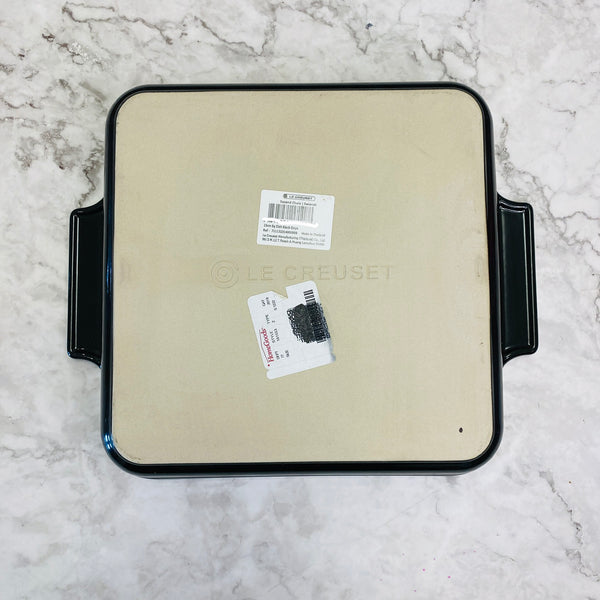 Le Creuset Stoneware Square Dish 23cm (SECOND CHOIX)- BLACK ONYX
