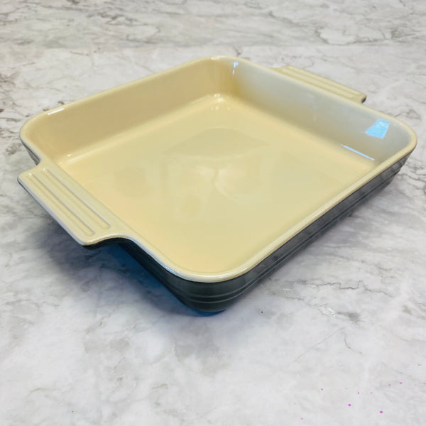 Le Creuset Stoneware Square Dish 23cm (SECOND CHOIX)- BLACK ONYX