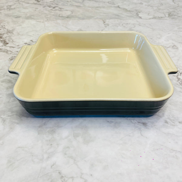 Le Creuset Stoneware Square Dish 23cm (SECOND CHOIX)- BLACK ONYX