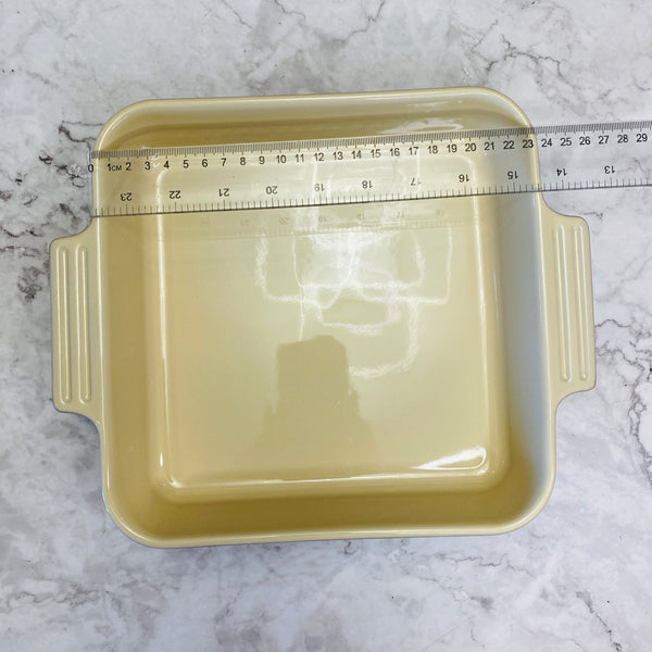 Le Creuset Stoneware Square Dish 23cm (SECOND CHOIX)- BLACK ONYX