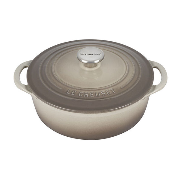 Le Creuset Shallow Round Oven 2.75QT 22cm - NUTMEG