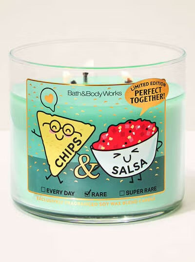 Bath & Body Works 🇺🇸 CHIPS & SALSA 3-wick Candle 14.5 oz / 411 g