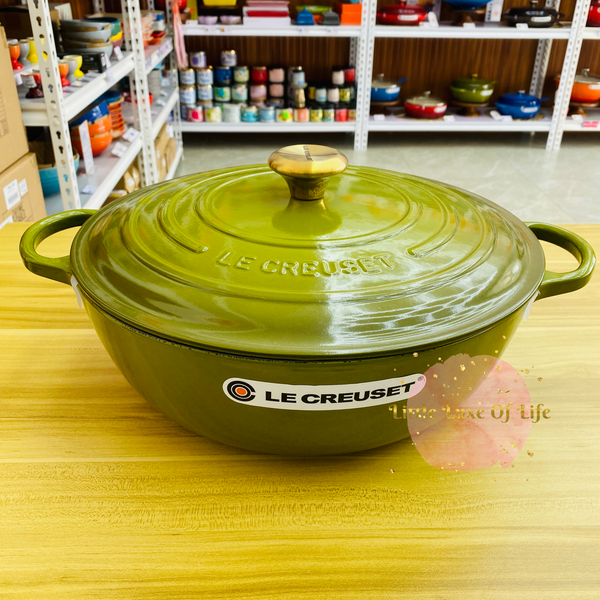 Le Creuset Chef's Oven Marmite 7.5qt 32cm - OLIVE