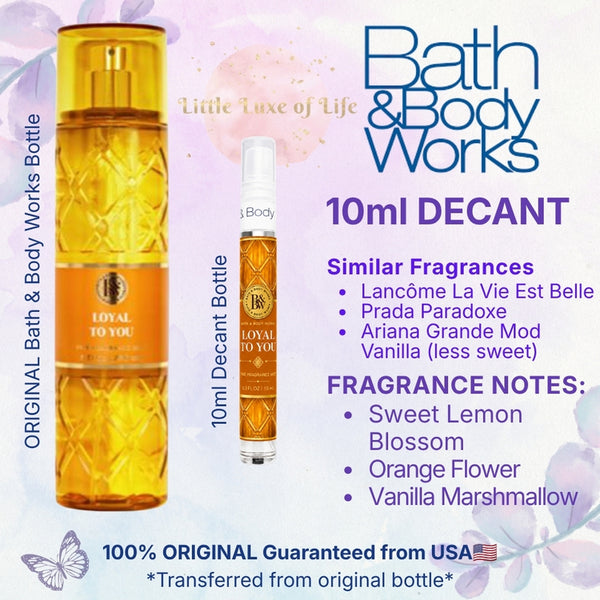 BBW 10ml DECANT Fine Fragrance Mist | 100% ORIGINAL USA🇺🇸